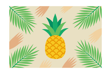set of pineapples