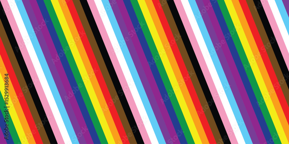 Poster happy pride month. pride abstract background in mesh vector art file