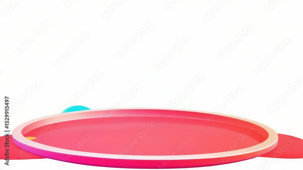 Poster a colorful drink with bubbles coming out of it, perfect for capturing attention or illustrating fun 