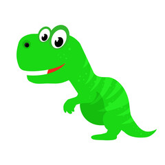 Cute tyrannosaurus - vector illustration