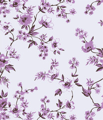 Flower Seamless Pattern , Floral Seamless Pattern.