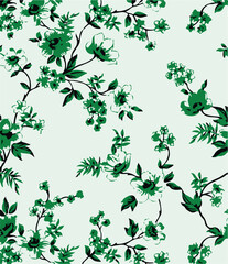 Flower Seamless Pattern , Floral Seamless Pattern.