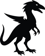 tyrannosaurus rex dinosaur vector illustration