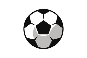 Fototapeta premium Football Soccer Ball Illustration on White Background 