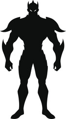 vector illustration of a silhouette of a horse