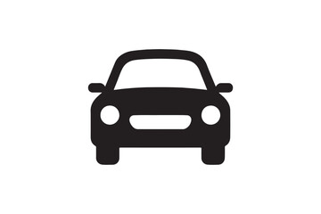 Motor car silhouette on white background.01