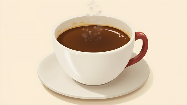 a cup of coffee