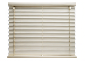 Plastic blind isolated on white background
