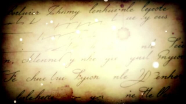 Elegant vintage background with old paper texture, faded handwriting, and subtle floral details. A classic, romantic design perfect for historical themes, invitations, or journals.