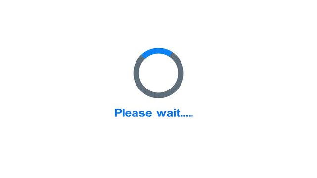 Please wait loading screen video.Please wait... Circular neon shine loading animation. Waiting status bar. Pink outline circle on green background. - Powered by Adobe