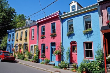 Upstate NY. Quaint Brick Row Homes in Lark Street Community, Albany