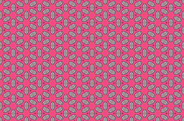 Seamless Perspective Symmetric Fabric Template Visual Digital Cloth Interior Wallpaper Geometric Endless Texture Art Graphic Fashion Design Shape Background Decoration Textile Luxury Tile Pattern.