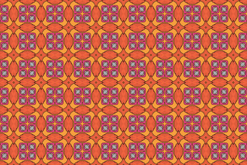 Seamless Perspective Symmetric Fabric Template Visual Digital Cloth Interior Wallpaper Geometric Endless Texture Art Graphic Fashion Design Shape Background Decoration Textile Luxury Tile Pattern.