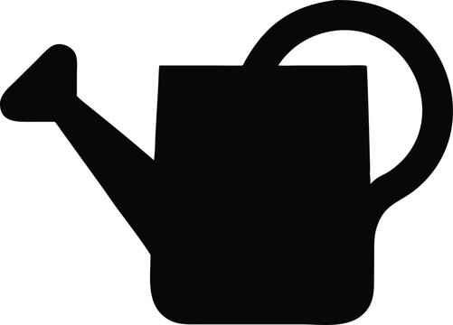 recommend clip art: garden watering can silhouette