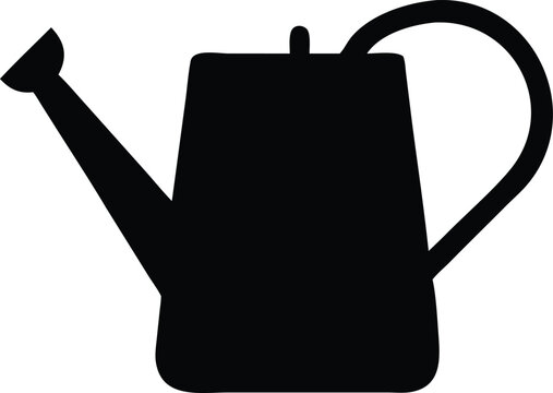 recommend clip art: garden watering can silhouette
