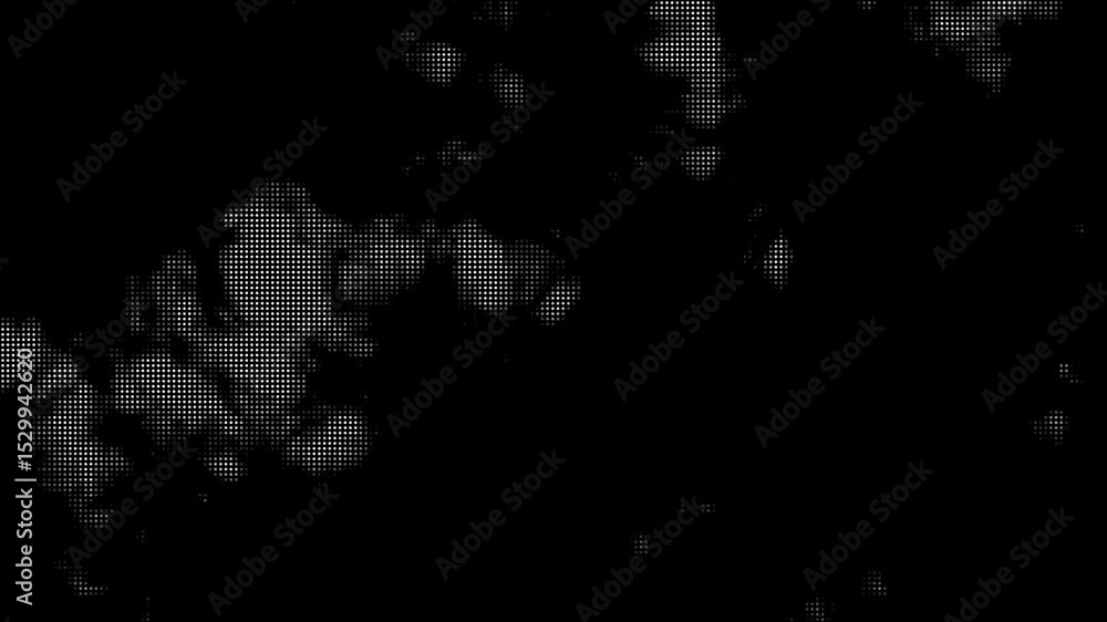 Poster vibrant digital futuristic halftone dots background with smooth seamless animation.digital abstract 