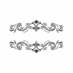 design elements collection elegant symmetrical swirled decor