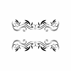 design elements collection elegant symmetrical swirled decor