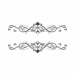 design elements collection elegant symmetrical swirled decor