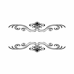 design elements collection elegant symmetrical swirled decor