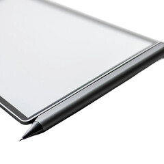notebook and pen isolated