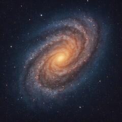 A cosmic outer space background showcases a starry galaxy, abstract light, and swirling nebula