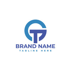 G T  Letter Logo For Business And Company Identity
