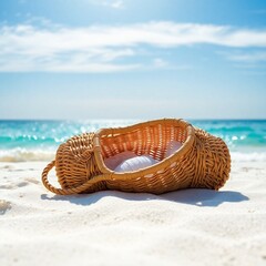 flip flops on the beach