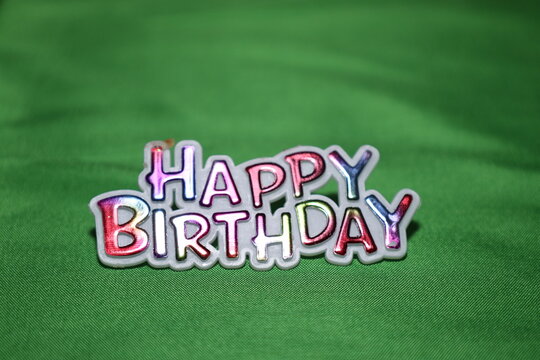 happy birthday cake sign