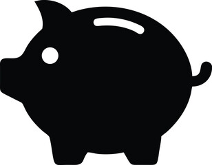 piggy bank silhouette