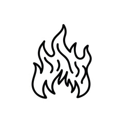 flaming tiger stripes transition vector illustration