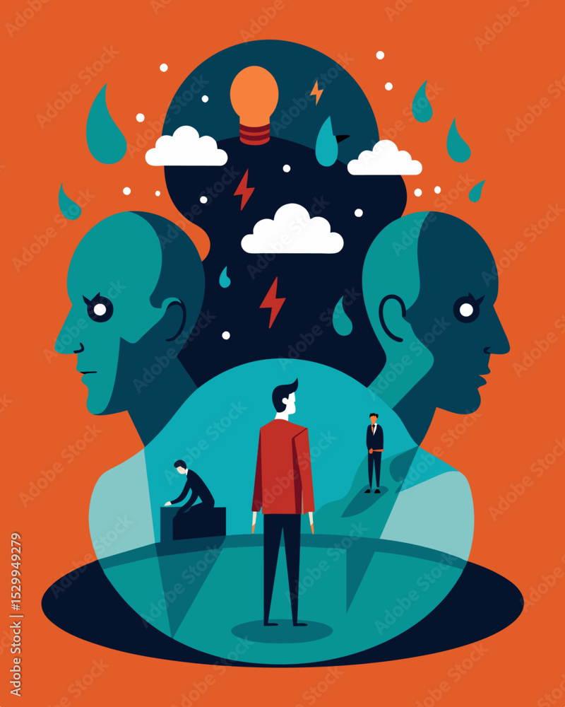Poster everywhere they turned there was an unending stream of negative echoes filling their mind with selfd