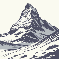 mountain and mountains