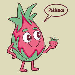 vector illustration of a strawberry