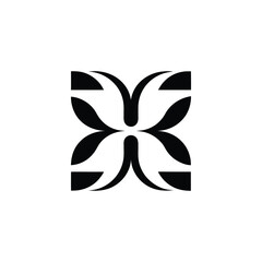 soft gradient butterfly logo vector illustration