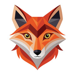 Obraz premium Abstract fox face