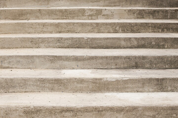 Old concrete stairs background. Worn stone steps in city. Urban infrastructure detail. Rough...
