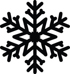 snowflake pattern silhouette 