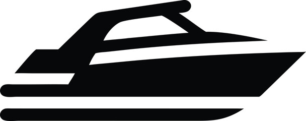 speedy yacht silhouette 