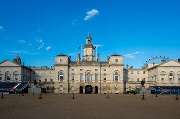 Horse Guards Parade in the heart of London England