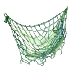 Obraz premium Garden Netting, watercolor drawing vector, isolated on a white background.