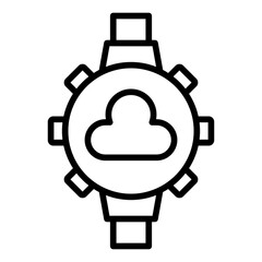 Obraz premium Cloud Computing Icon