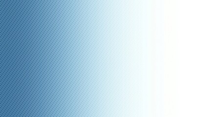 Blue gradient background with diagonal lines. 