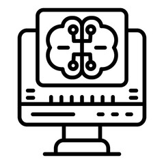 AI Brain Icon