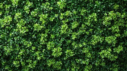 Obraz premium Dense green leaves, varying in shades and shape