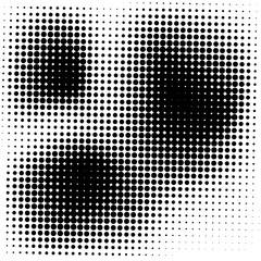 Halftone faded gradient texture. Grunge halftone grit background. White and black sand noise wallpaper. Retro pixilated backdrop. Not AI, Vector illustration