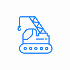 hook crane icon sign vector