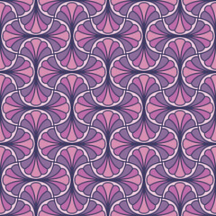 Modern cute art deco seamless pattern. Trendy abstract texture. Vector geometric background.