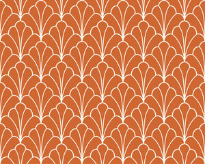 Modern cute art deco seamless pattern. Trendy abstract texture. Vector geometric background.