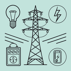 electric power lines